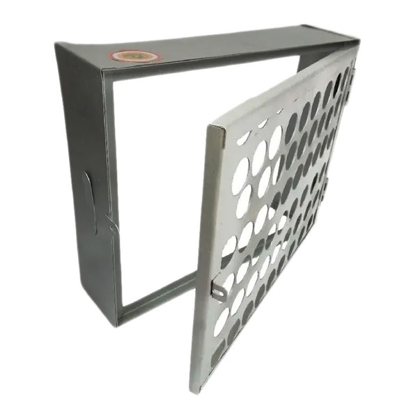 Proteção Hidrômetro Tela Moeda Com Porta Cadeado 50x40cm