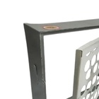 Proteção Hidrômetro Tela Moeda Com Porta Cadeado 50x40cm