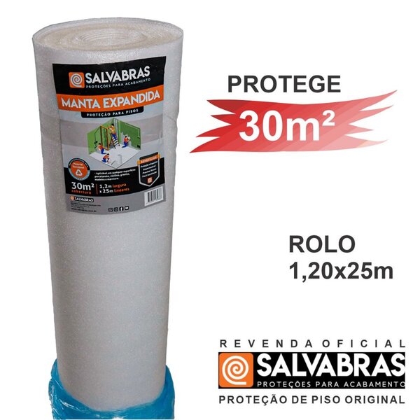 Proteção Para Piso - Manta Expandida 2mm (30m²)