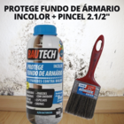 Protege Fundo Armário 900ml Incolor Bautech + Pincel 2.1/2" P