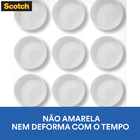 Protetor Anti-Impacto Redondo Extra Grande 3M Scotch 12 peças
