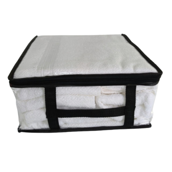 Protetor Anti Mofo Tam M Pvc Cristal Pret Luxo C/ Zíper