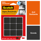 Protetor Antideslizante Quadrado Preto G Autoadesivo Scotch 3M 9 peças