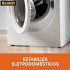 Protetor Antideslizante Redondo Preto M Autoadesivo Scotch 3M 12 peças