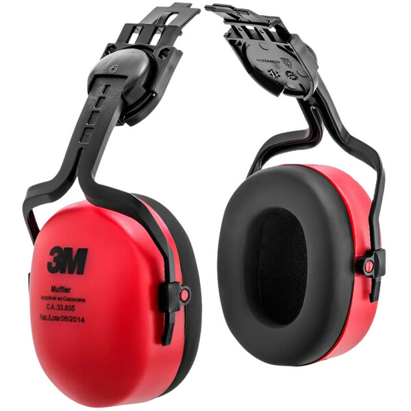 Protetor Auditivo Concha Acoplável Muffler 18db 3m Ca 33835