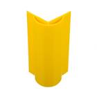 Protetor Cantoneira de PVC Flexível Abas Iguais Amarelo 60cm Tecnoperfil