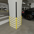 Protetor Cantoneira de PVC Flexível Abas Iguais Amarelo e Preto 60cm Tecnoperfil