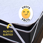 Protetor Capa Para Colchão Solteiro 78x188 Impermeável 100 Al