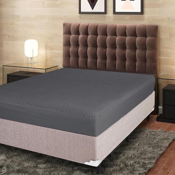 Protetor Colchão Queen Microfibra Impermeável Elástico Macio