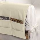 Protetor De Braço De Sofá Com Porta Objetos Bege