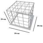 Protetor De Câmera Bullet Branco Grade Aberta