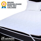 Protetor De Colchão + Capa De Travesseiro Solteiro 100% Imper