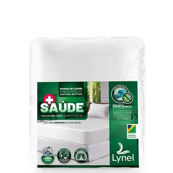 Protetor De Colchão +saúde Solteiro Lynel Branco Un