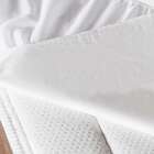 Protetor De Colchão Casal Flor De Algodão Branco