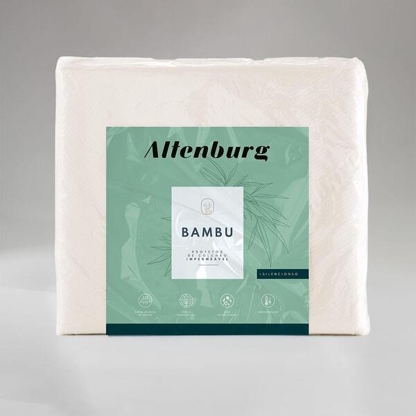 Protetor De Colchão Com Elástico Super King Altenburg Bambu