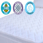 Protetor De Colchão Impermeável 100 Algodão Casal 138x42cm Bf