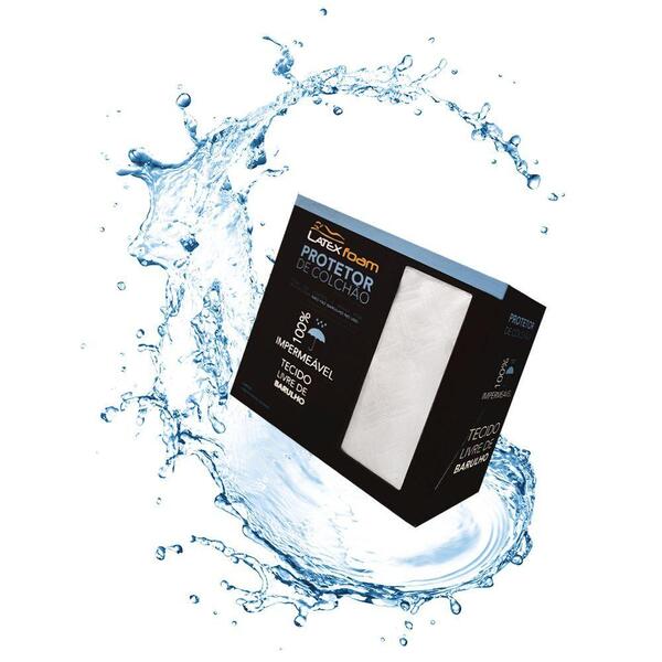 Protetor De Colchão Impermeável Altura 40cm Solteiro King 96x