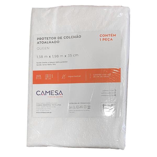 Protetor De Colchão Impermeável Atoalhado Queen 1,98x1,58m Ca