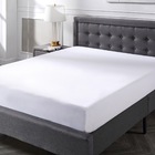 Protetor de Colchão Impermeável Casal Tecido Misto Branco 1,88x1,38m