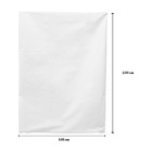 Protetor de Colchão Impermeável King Tecido Misto Branco 2,03x1,93m