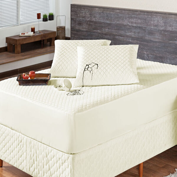 Protetor De Colchão Impermeável Matelado Casal Palha Enxovais