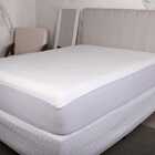 Protetor De Colchão King Impermeável Jacquard Sonhare Branco