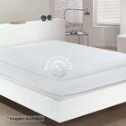 Protetor De Colchão King Size Impermeável 100% Algodão Branco