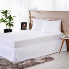 Protetor De Colchão Queen Impermeável Felpudo
