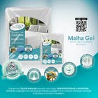 Protetor de Colchão Queen Malha Gel Poliéster Branco