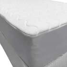 Protetor De Colchão Solteiro Flor De Algodão Branco