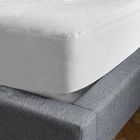 Protetor De Colchão Solteiro Flor De Algodão Branco