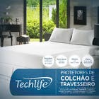 Protetor de Colchão Solteiro Premium Algodão Branco