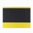 Protetor de Para-choque para Proteger Contra Impactos Plástico 100x75cm Preto e Amarelo