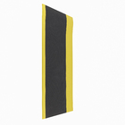 Protetor de Para-choque para Proteger Contra Impactos Plástico 100x75cm Preto e Amarelo