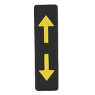 Protetor de Para-choque para Proteger Contra Impactos Plástico 31,5x8,5cm Preto e Amarelo