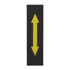 Protetor Parachoque 30x8cm EVA Preto e Amarelo