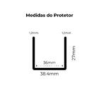 Protetor De Porta 90cm Branco