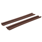 Protetor de Porta Encaixe "Twin Door" Marrom 93cm