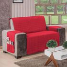 Protetor De Sofa 2 E 3 Lugares Elegance Vermelho 02 Peças