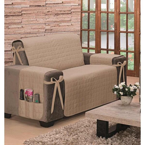 Protetor De Sofá Avulso Premium Para 2 Lugares Dupla Face Tec