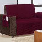 Protetor De Sofá Home 3 E 2 Lugares Vinho Enxovais Aquarela 2