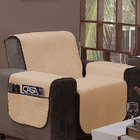 Protetor De Sofá Housen Impermeável 1 Lugar Bege