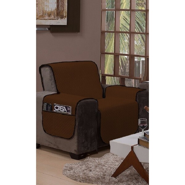 Protetor De Sofá Housen Impermeável 1 Lugar Tabaco