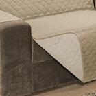 Protetor De Sofá Impermeável 03 E 02 Lugares Cáqui E Palha