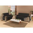 Protetor De Sofá Impermeável 03 E 02 Lugares King Cinza