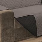 Protetor De Sofá Impermeável 03 E 02 Lugares King Cinza