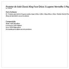 Protetor De Sofá King 3 Lugares Matelado Vermelho 1 Peça