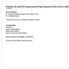 Protetor De Sofá Pet Cachorro Ou Gato Preto Impermeável 45cm