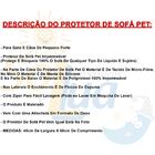 Protetor De Sofá Pet Zeu Impermeável Pequeno Capa Cachorro -