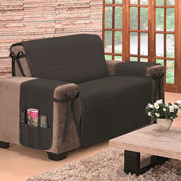 Protetor De Sofá Premium King 2 Lugares Micropercal 150 Fios